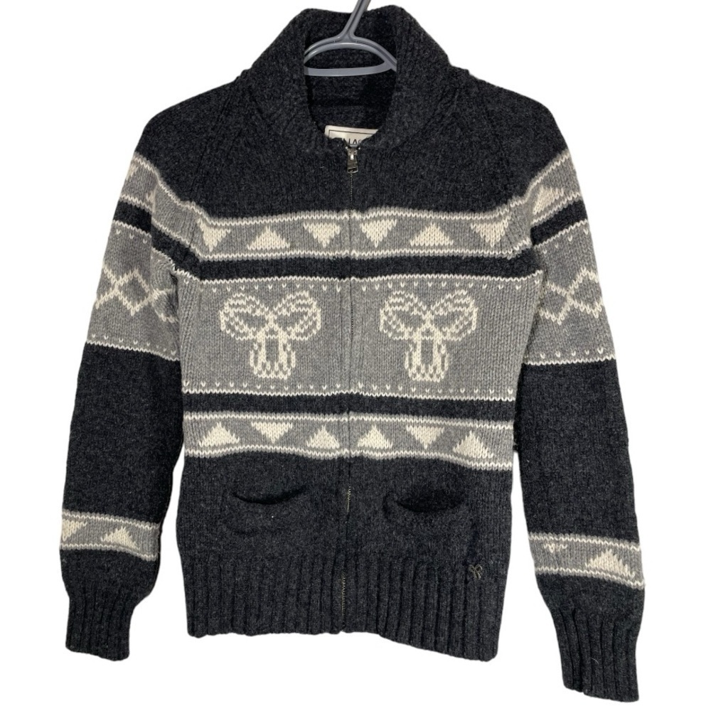 Aritzia TNA 100% Lambwool Full Zip Sweater
